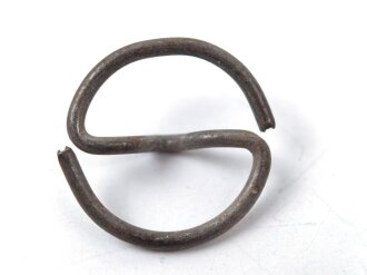 9 x S-Ring für Uniformknöpfe der Wehrmacht. Eisen
