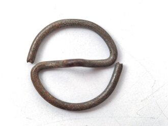 9 x S-Ring für Uniformknöpfe der Wehrmacht. Eisen