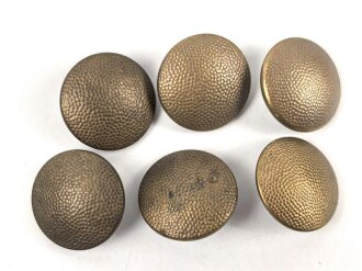 6 Stück Uniformknöpfe je 21mm