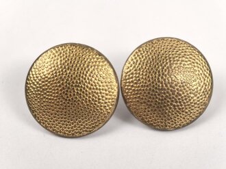 2 Stück Uniformknöpfe je 19mm, vergoldet