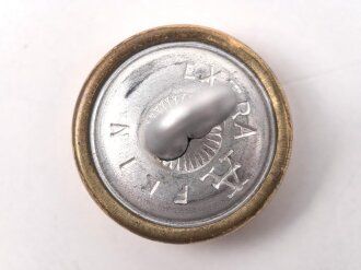 Knopf für einen Mantel mit etwa 9mm langer Öse. Durchmesser 19mm, vergoldate. Sie erhalten ein ( 1 ) Stück