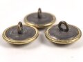 3 x Vergoldeter Uniformknopf 21mm