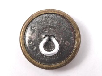 12 x Vergoldeter Uniformknopf je 21mm