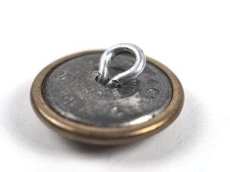 12 x Vergoldeter Uniformknopf je 21mm