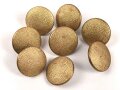 8 x Vergoldeter Uniformknopf je 21mm