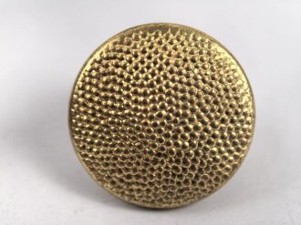 Paar vergoldete Schoßknöpfe für Uniform, je 19mm