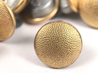 Vergoldeter Schoßknopf für Uniform,19mm, sie erhalten ein ( 1 ) Stück