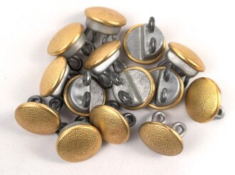 Vergoldeter Schoßknopf für Uniform,19mm, sie erhalten ein ( 1 ) Stück