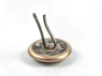 Vergoldeter Knopf für Uniform,18mm mit 15mm langen Splinten