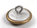 4 x "dunkelgoldfarbener" Uniformknopf je 21mm