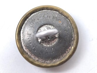 Konvolut 17 x  "dunkelgoldfarbener" Uniformknopf meist 21mm