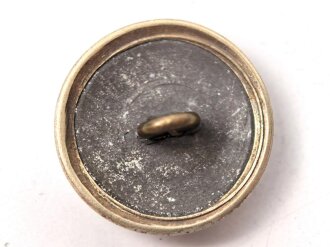 7 x silberner Uniformknopf je 21mm