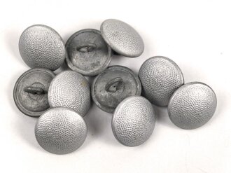Uniformknopf 19,4mm, Zink versilbert. Sie erhalten ein ( 1 ) Stück