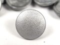 Uniformknopf 19,4mm, Zink versilbert. Sie erhalten ein ( 1 ) Stück