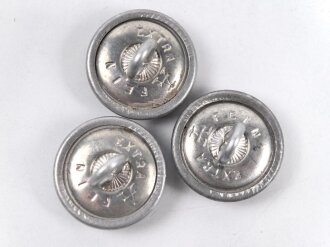 3 x  Uniformknopf 19,5mm