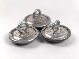 3 x  Uniformknopf 19,5mm