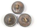 3 x  Uniformknopf Wehrmacht je 21mm