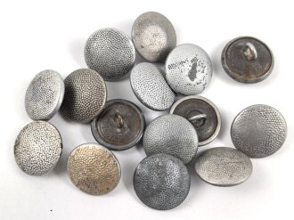 15 x Knopf für eine Feldbluse der Wehrmacht....