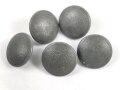5 x Knopf für eine Feldbluse der Wehrmacht. Durchmesser je 19,5mm,