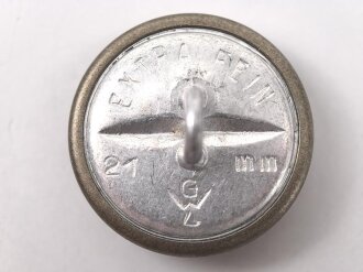 Uniformknopf 21mm, Hersteller GWL " Extra Fein" , sie erhalten ein ( 1 ) Stück