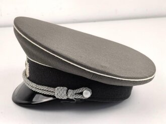 Nationale Volksarmee NVA der DDR, Schirmmütze für einen Offizier der Landstreitkräfte, Kopfgrösse 56, Hergestellt 1978