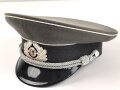 Nationale Volksarmee NVA der DDR, Schirmmütze für einen Offizier der Landstreitkräfte, Kopfgrösse 56, Hergestellt 1978