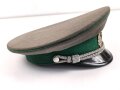Nationale Volksarmee NVA der DDR, Schirmmütze für einen Offizier der Grenztruppe, Kopfgrösse 57, Hergestellt 1975
