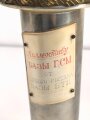 Russland, Erinnerungsfackel datiert 1992, überreicht an das Kollektiv einer GSM Basis.  Gesamthöhe 47cm, guter Gesamtzustand