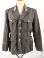 Nationale Volksarmee NVA der DDR, Jacke und Hose für einen Offizier der Landstreitkräfte, Hergestellt 1970, Getragen