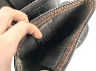 Bundeswehr, Paar Stiefel für Mannschaften. Ungereinigtes Paar, Sohlenlänge 31cm