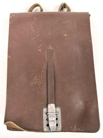 Bundeswehr, Kartentasche Leder, gebraucht