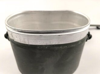 Deutschland nach 1945, Kochgeschirr Aluminium, Originallack, nicht gestempelt