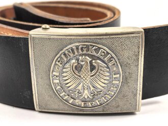 Bundeswehr Koppel mit Schloss. Getragenes Stück,...