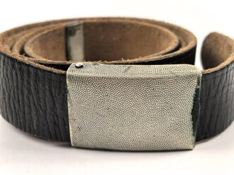 Bundeswehr Hosengürtel geschwärztes Leder,...