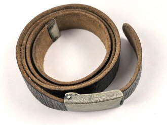 Bundeswehr Hosengürtel geschwärztes Leder,...
