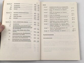 Bundeswehr  Vorschrift " Einzelanweisung für die Ausbildung der Jägertruppe Nr, F4, Die schwere Jägerkompanie" Datiert 1974