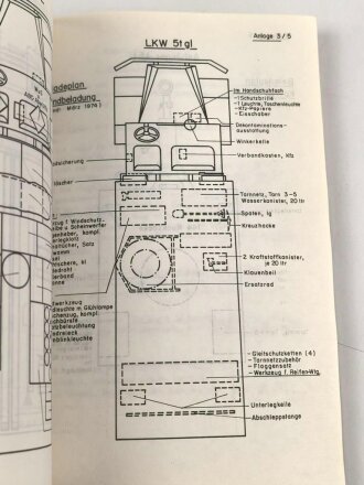 Bundeswehr  Vorschrift " Einzelanweisung für die Ausbildung der Jägertruppe Nr, F4, Die schwere Jägerkompanie" Datiert 1974