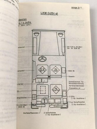 Bundeswehr  Vorschrift " Einzelanweisung für die Ausbildung der Jägertruppe Nr, F4, Die schwere Jägerkompanie" Datiert 1974