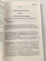 Bundeswehr  Vorschrift " Einzelanweisung für die Ausbildung der Jägertruppe Nr, F4, Die schwere Jägerkompanie" Datiert 1974
