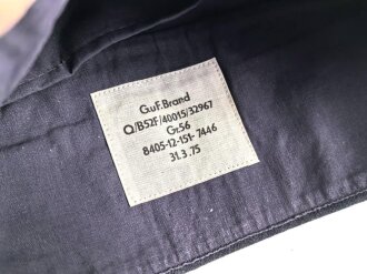 Bundeswehr , Schiffchen für Mannschaften der Luftwaffe. Kopfgrösse 56, datiertb 1975