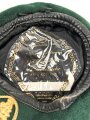 Bundeswehr, Barett für einen Angehörigen der Jägertruppe. Kopfgrösse 57, getragenes Stück