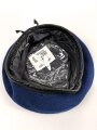 Bundeswehr, Barett blau, Kopfgrösse 59, datiert 1981,  ungetragenes Stück, eingestaubt