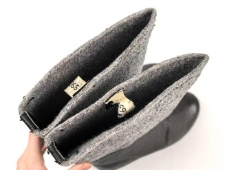 Nationale Volksarmee der DDR, paar Winterstiefel für Mannschaften. Ungetragen, NVA Größe 29 = US 9,5 = EU 43,5