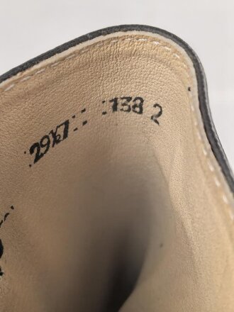 Nationale Volksarmee der DDR, paar Stiefel für Mannschaften. Ungetragen, NVA Größe 29 1/ 2 = US 10 = EU 44