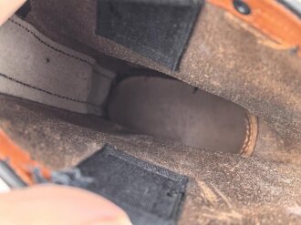 Bundeswehr, Paar Kampfstiefel Modell 1957, getragenes Paar, Sohlenlänge 28,5cm, ungereinigt