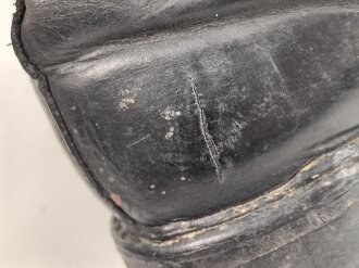 Bundeswehr, Paar Stiefel für Fallschirmjäger alter Art . Dreiteilige Sohle, Gesamtlänge 31,5cm,  getragenes Paar, ungereinigt