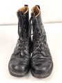 Bundeswehr, Paar Stiefel für Fallschirmjäger alter Art . Dreiteilige Sohle, Gesamtlänge 31,5cm,  getragenes Paar, ungereinigt