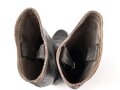 Paar Stiefel für weibliches Personal der Wehrmacht ( Helferinnen und RAD w. ) Getragenes, ungereinigtes Paar, Sohlenlänge 25cm
