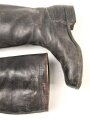 Paar Stiefel für weibliches Personal der Wehrmacht ( Helferinnen und RAD w. ) Getragenes, ungereinigtes Paar, Sohlenlänge 25cm