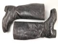 Paar Stiefel für weibliches Personal der Wehrmacht ( Helferinnen und RAD w. ) Getragenes, ungereinigtes Paar, Sohlenlänge 25cm